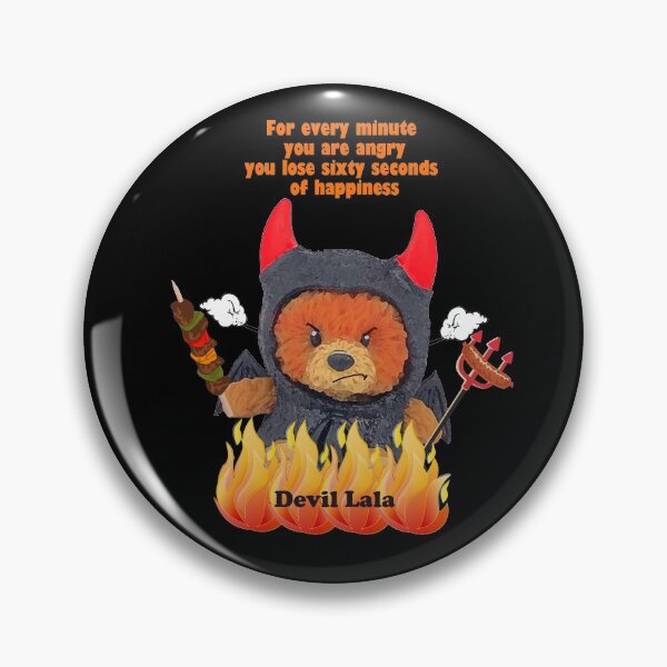 Artikelvorschau, süßes Teddybär Lala Teufel Kostüm entworfen und verkauft von bearlalaland.