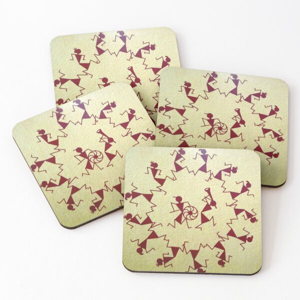 Item preview, Group dance/Warli art designed and sold by VeenaNair23.