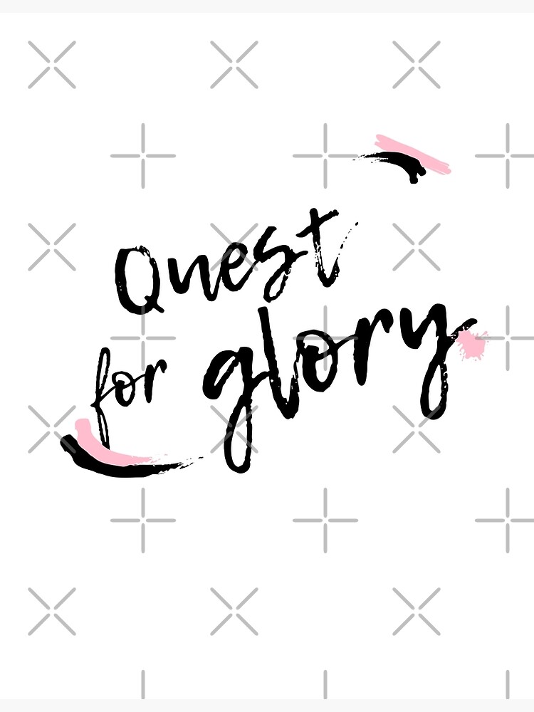 "Quest For Glory" Poster by WhatTheWorld Redbubble