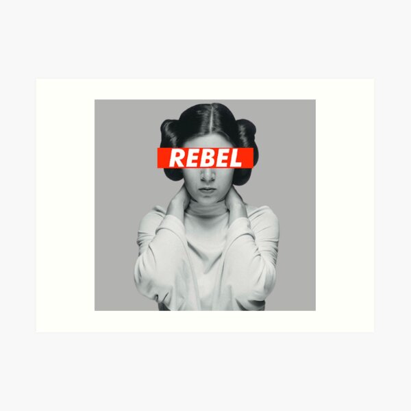 rebel princess Art Print