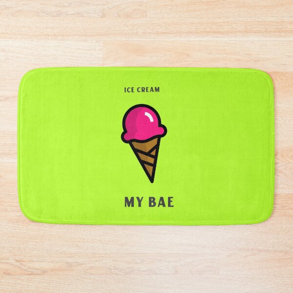 Item preview, Pink Ice Cream on a Cone, "MY BAE" designed and sold by tepalistings.