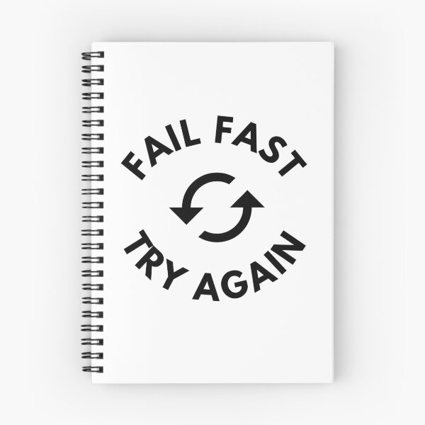 Item preview, Fail Fast, Try Again | Persistance | Agile designed and sold by Oasie.