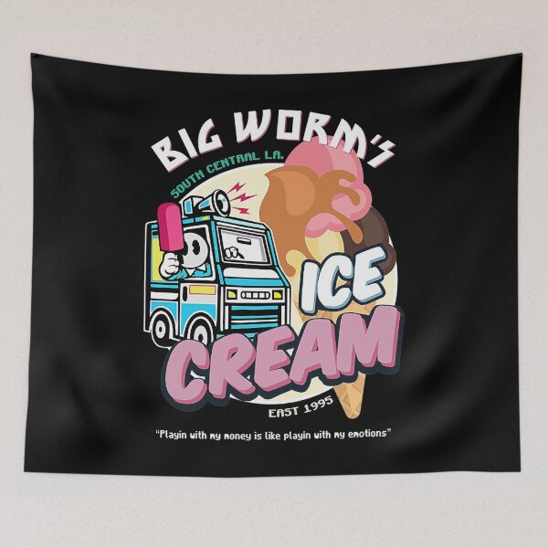 Item preview, Big Worm's Ice Cream  designed and sold by emmawert.