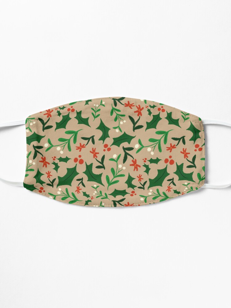 Alternate view of Christmas-Holly & Mistletoe Mask