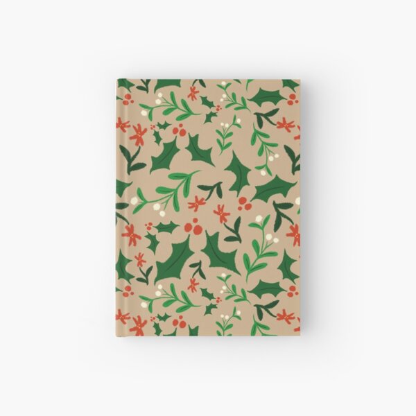 Christmas-Holly & Mistletoe Hardcover Journal