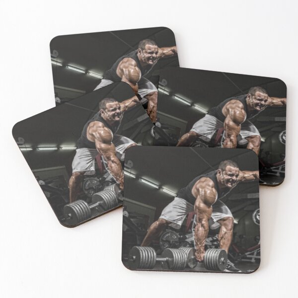 Item preview, Lifting heavy weight Dumbbell ( Powerful gym workout fitness Motivational Picture) designed and sold by DmaarGroup.