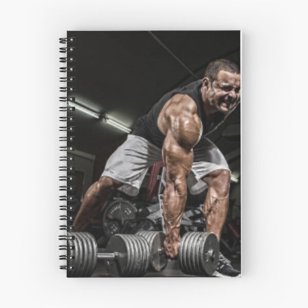 Item preview, Lifting heavy weight Dumbbell ( Powerful gym workout fitness Motivational Picture) designed and sold by DmaarGroup.