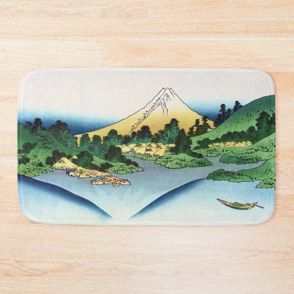 Item preview, Reflection in Lake Misaka of Kai Province by Katsushika Hokusai designed and sold by Takeda-art.