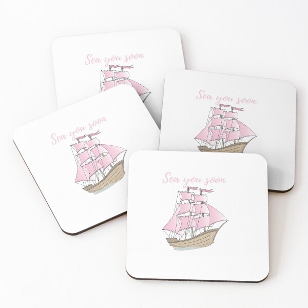 Item preview, Sailing lovers pink sailing ship children designed and sold by wematterorigin.