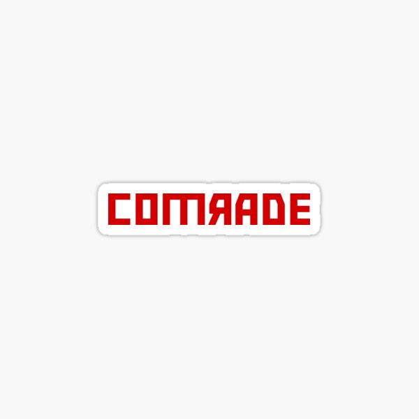 Vista previa del artículo con la obra «Camarada Russian Font», diseñado y vendido por M1lf L0ver.