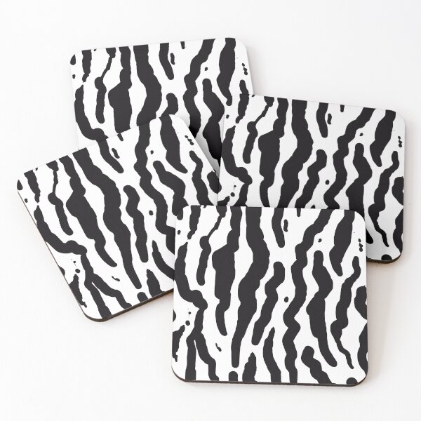 Item preview, White and black zebra stripes designed and sold by dovedesign.
