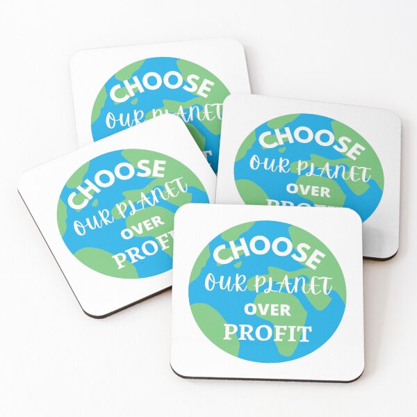 Item preview, Our Planet Over Profit, Climate Change, Global Warming, Protest designed and sold by Oasie.