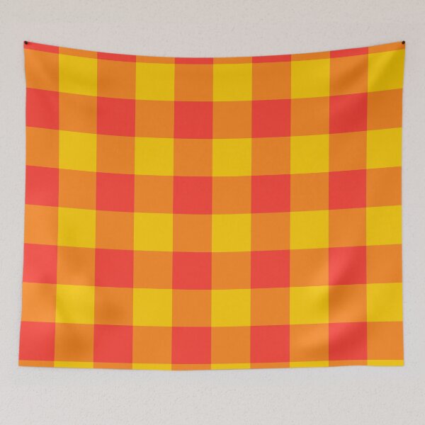 Item preview, Red and yellow checkered pattern designed and sold by acidmit.