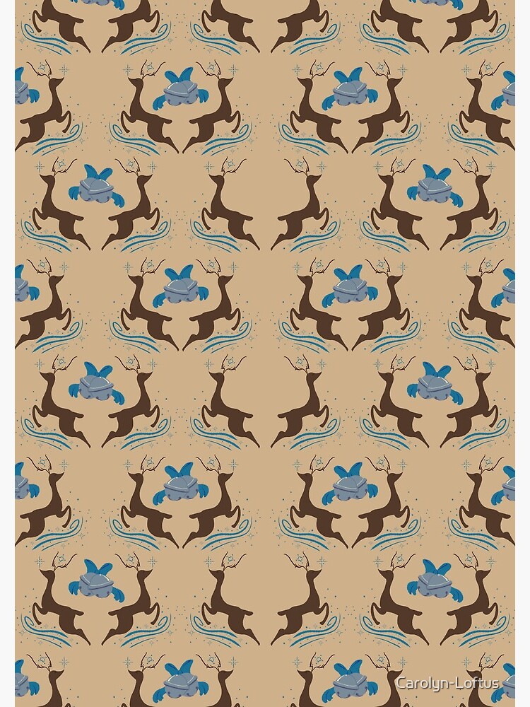 Christmas-Reindeer & Silver Bells by Carolyn-Loftus