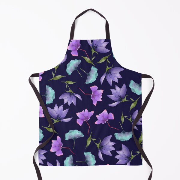 Item preview, Blue And Violet Floral Pattern designed and sold by Joy Poddar.