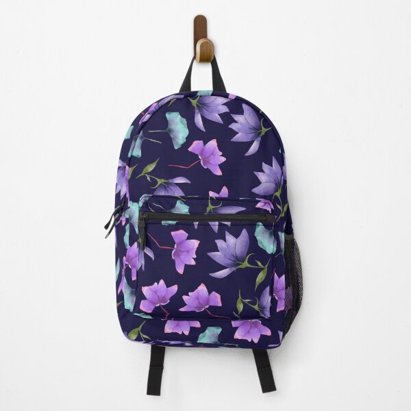 Item preview, Blue And Violet Floral Pattern designed and sold by Joy Poddar.