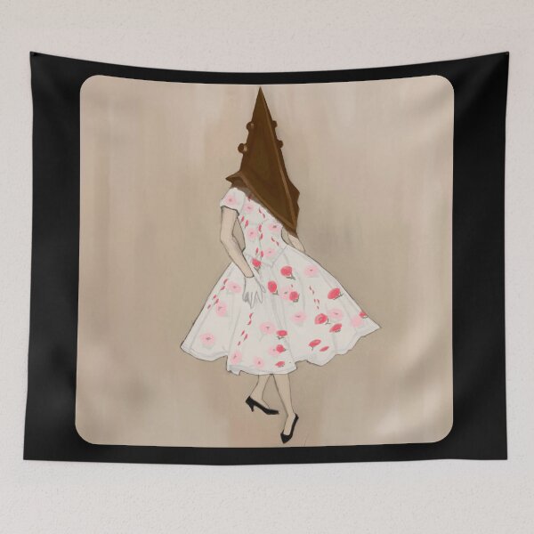 Item preview, Lady Pyramid Head Vintage Style Survival Horror Beauty designed and sold by gobbieshoppe.
