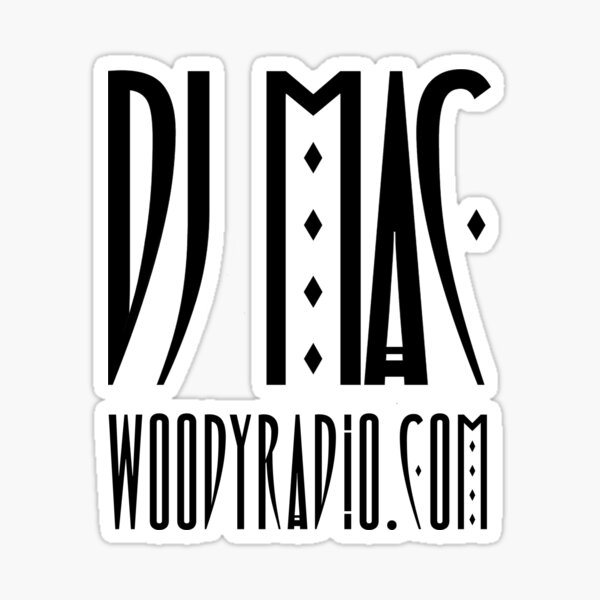 DJ Mac (for Light Background) Sticker