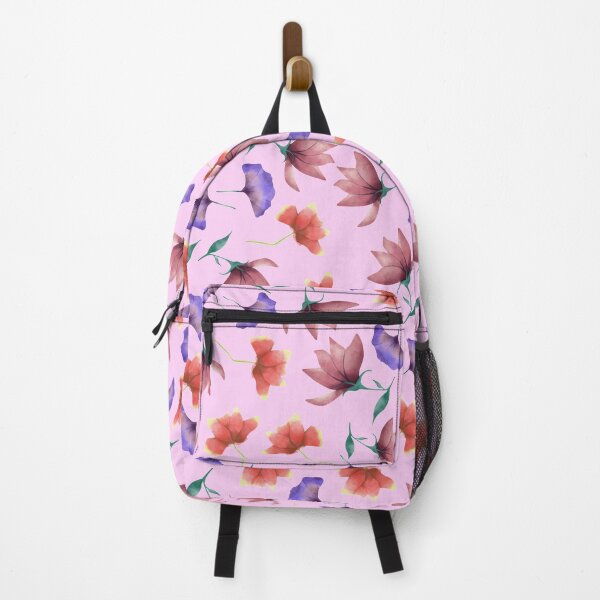 Item preview, Red And Violet Floral Pattern designed and sold by Joy Poddar.
