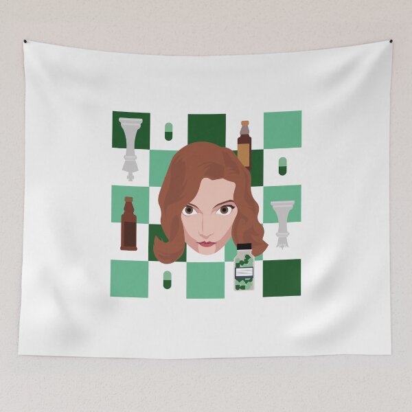 Item preview, Queen Looks Up Chess Pills Drinks designed and sold by ijoshtherefore.