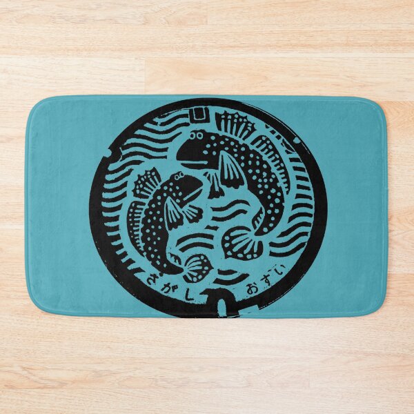 Item preview, Manhole in Japan with fish designed and sold by mattraski.