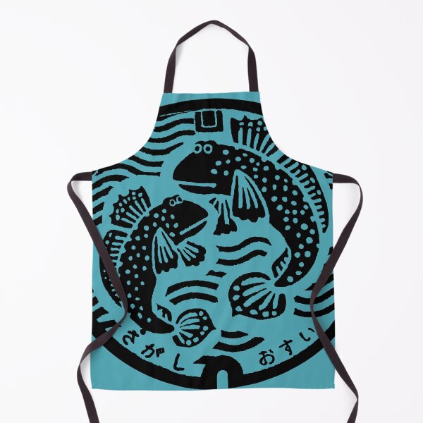 Item preview, Manhole in Japan with fish designed and sold by mattraski.