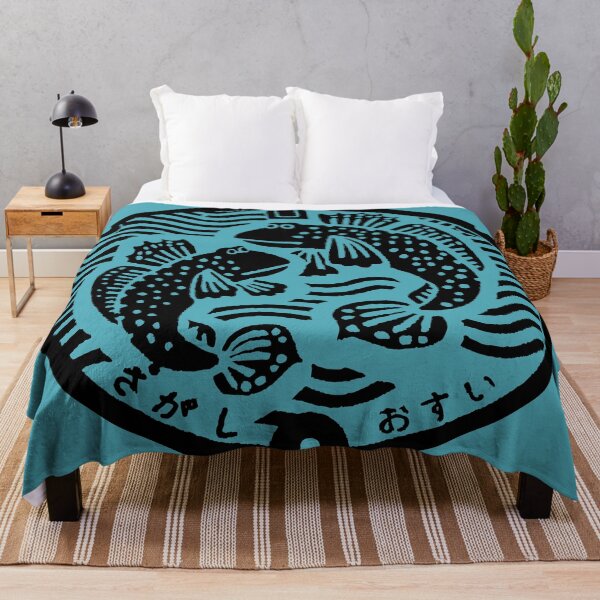 Item preview, Manhole in Japan with fish designed and sold by mattraski.