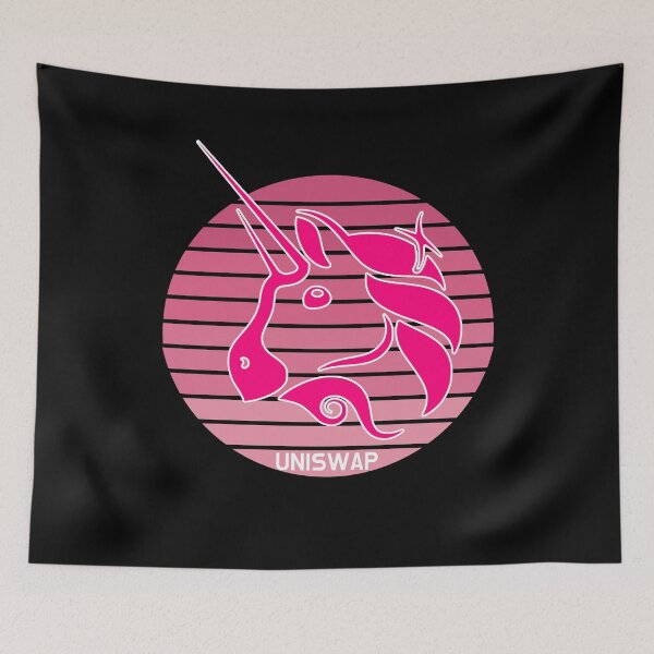 Item preview, Uniswap UNI Cryptocurrency Pink Modern designed and sold by Bitcoin-Fashion.