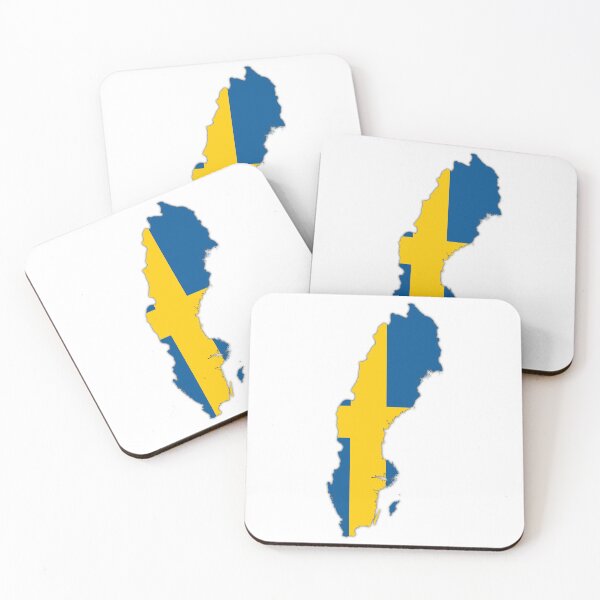Item preview, Sweden map with national flag, Sweden Flag inside Map of Sweden  designed and sold by mashmosh.