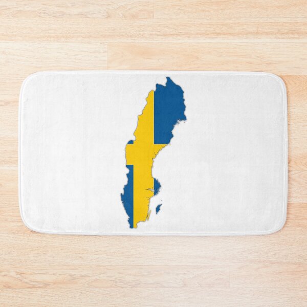 Item preview, Sweden map with national flag, Sweden Flag inside Map of Sweden  designed and sold by mashmosh.