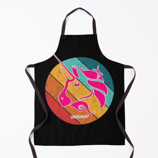 Aperçu de l'œuvre Uniswap UNI Cryptocurrency Grunge Modern créée et vendue par Bitcoin-Fashion.