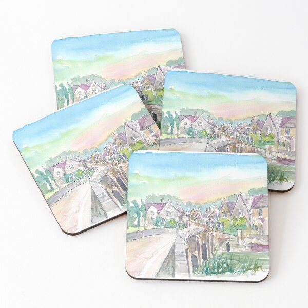 Item preview, Castle Combe Cotswolds Bridge and Street in England designed and sold by artshop77.