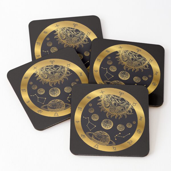 Item preview, Golden Astrological Chart designed and sold by noveltiko.