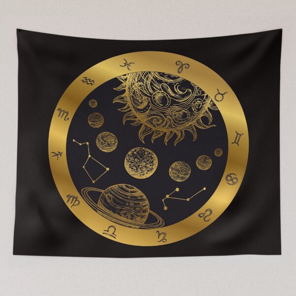 Item preview, Golden Astrological Chart designed and sold by noveltiko.
