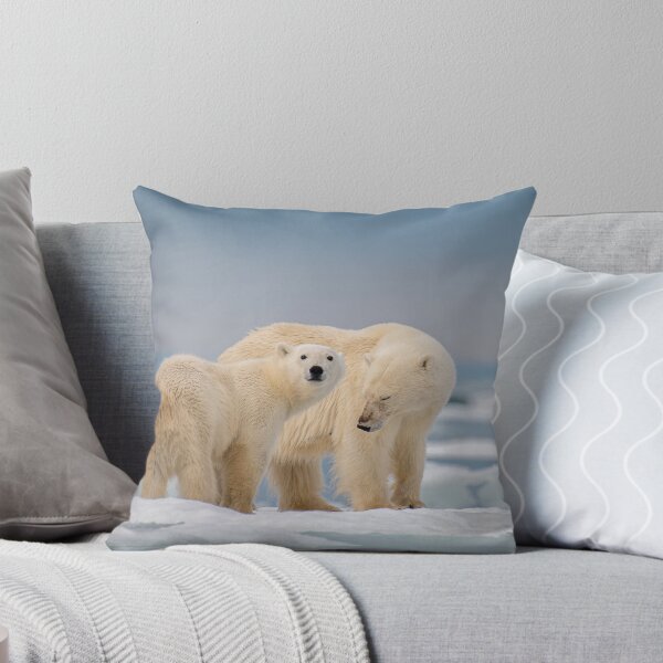 Item preview, Polar Bears on Snowscape designed and sold by PurpleTank.