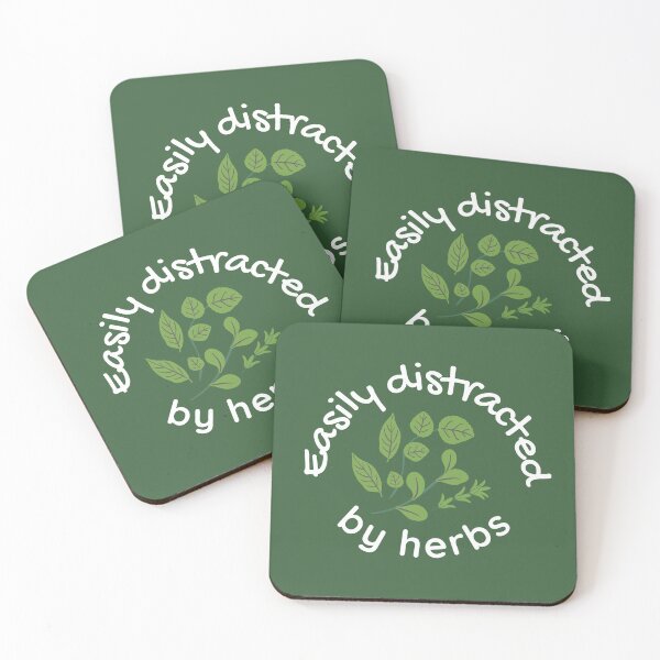 Item preview, Easily Distracted by Herbs designed and sold by EdenLiving.