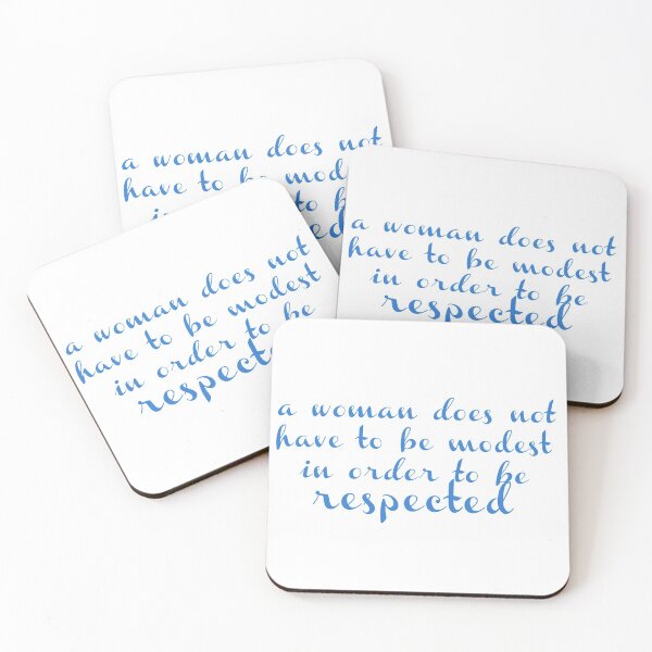 Item preview, A Woman Does Not Have To Be Modest In Order To Be Respected designed and sold by IgaBarClay.