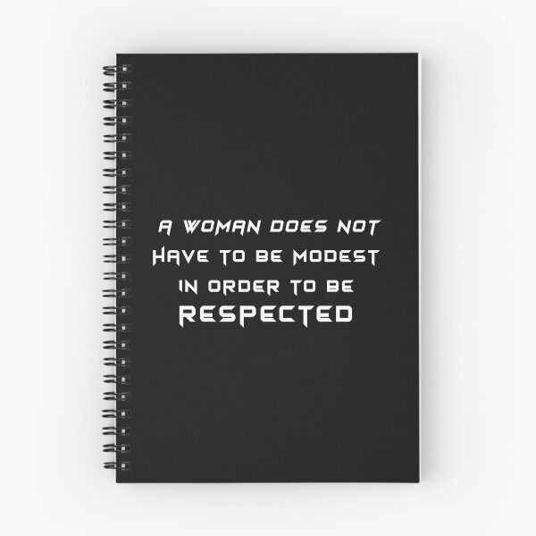 Item preview, A Woman Does Not Have To Be Modest In Order To Be Respected designed and sold by IgaBarClay.