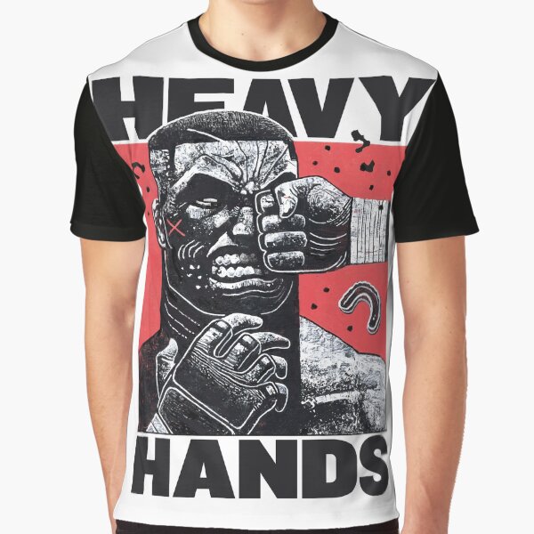 Vista previa del artículo con la obra «Gráfico de Heavy Hands de Gian Galang», diseñado y vendido por Heavy-Hands.