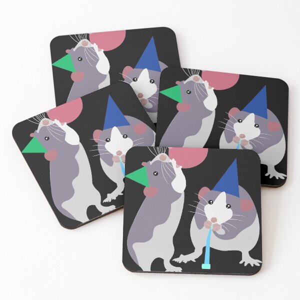 Item preview, Cute little rats new year party designed and sold by DBkaushal.