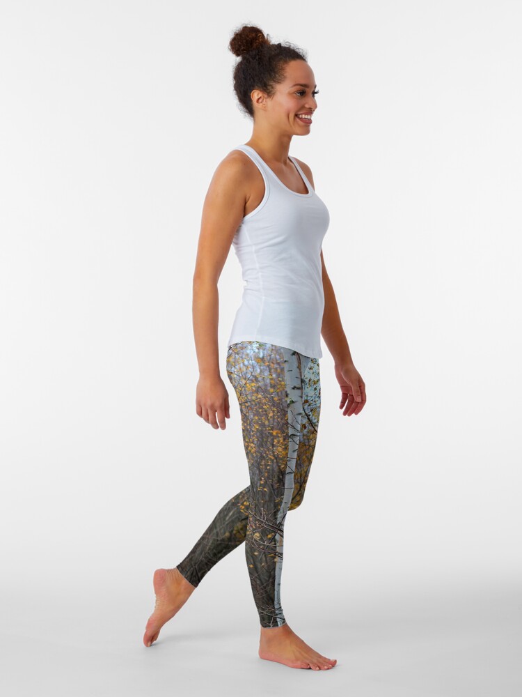 Alternate view of Birch Trees in the Autumn Leggings