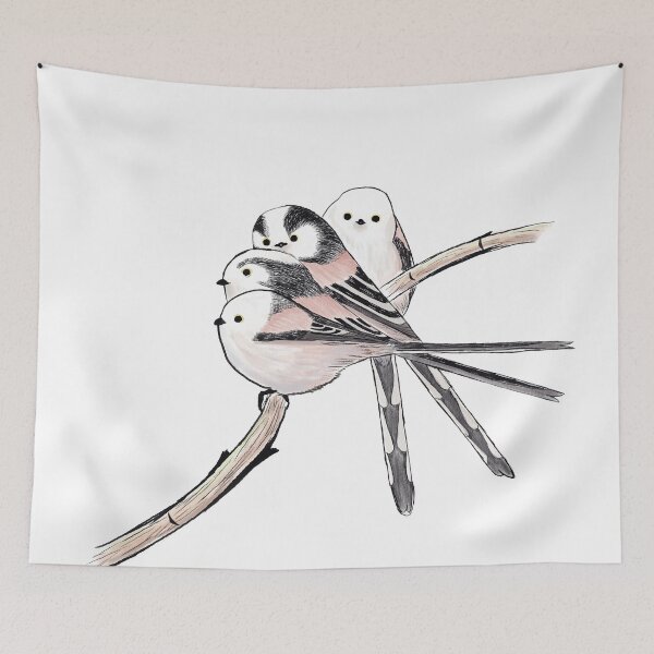Item preview, Cute bird flock designed and sold by AndrasVasasArt.