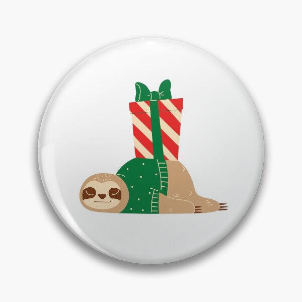 Artikelvorschau, Weihnachtsfaultier entworfen und verkauft von MadeByFDC.
