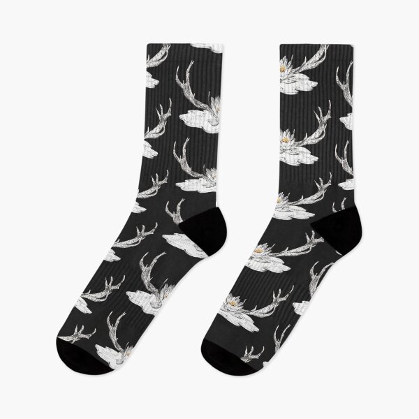 Item preview, Enchanted (Antlers and Lotus illustration) designed and sold by Czartistic.