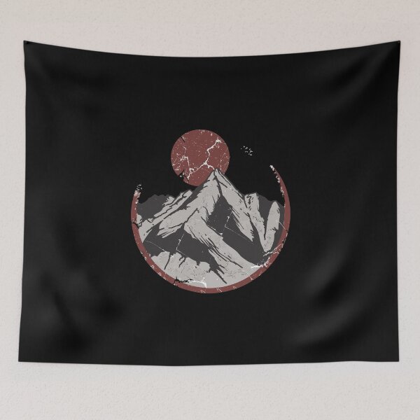 Item preview, Japanese Sunrise over mountains designed and sold by kammoe.