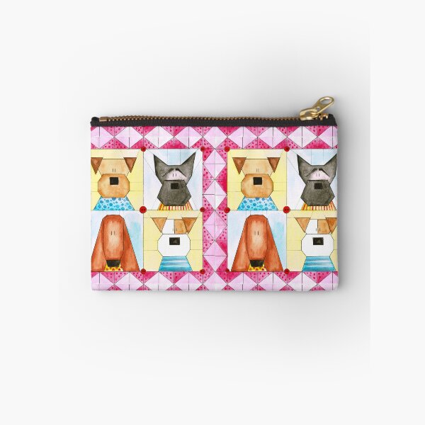 Item preview, Painting of Dog Quilt - Paper Piecing Optic designed and sold by HalloMolly.