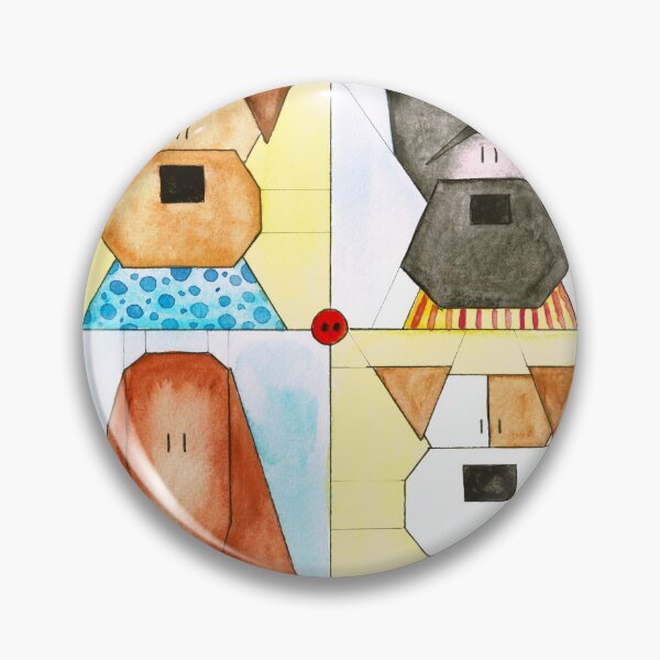 Item preview, Painting of Dog Quilt - Paper Piecing Optic designed and sold by HalloMolly.