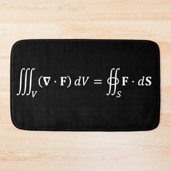 Item preview, divergence theorem equation, differential calculus and math designed and sold by NoetherSym.