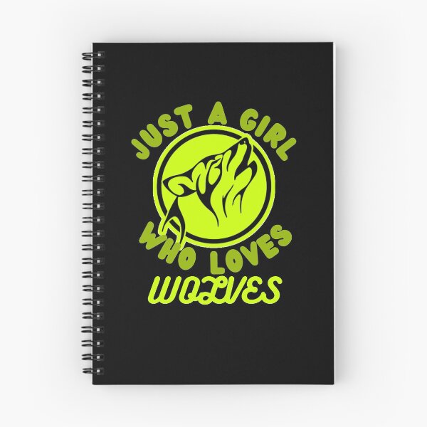 Item preview, Just A Girl Who Loves Wolves designed and sold by Vibing-Right.