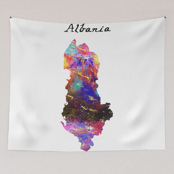 Item preview, Albania Quote Art Design Inspirational Motivation designed and sold by vividpixelusa.